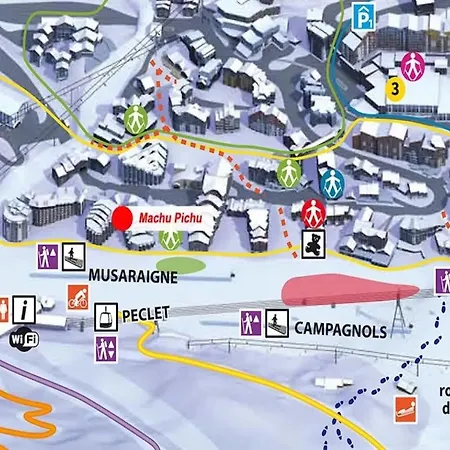 Feel The Mountains At Machu; 5 People * Val Thorens